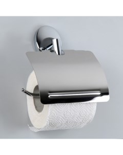 Держатель для туалетной бумаги с крышкой хром 1509552 Accoona