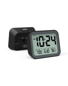 Часы настольные электронные с будильником термометром 10 3 х 8 3 х 3 7 см Nobrand