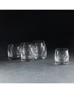 Набор стаканов для виски Идеал 6 шт 230 мл хрустальное стекло Crystal bohemia