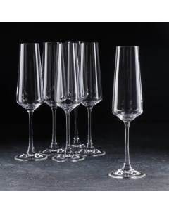 Набор бокалов для шампанского Corvus 160 мл 6 шт Crystalite bohemia