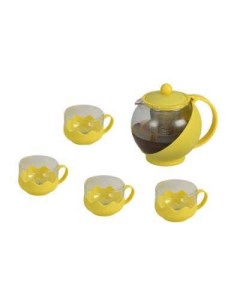 Чайный набор KTZ 075 004 заварочный чайник 750мл и 4 чашки Irit