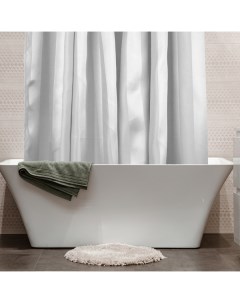 Штора для ванной тканевая 180х200 см занавеска для душа ванной полиэстер Dasch