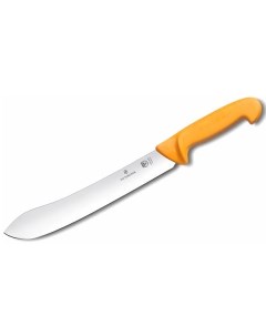 Нож кухонный Swibo стальной разд для мяса лезв 250мм прямая заточка желтый Victorinox