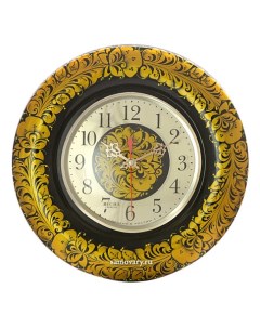 Часы с ручной художественной росписью Кудрина царская Тульские самовары