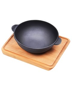 Сковорода для вока 18 см черный HW18 Д Brizoll