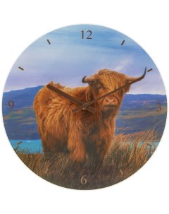 Часы настенные Шотландский бык D 30см Leonardo