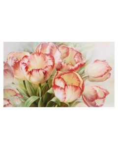 Картина на холсте Букет тюльпанов 60х100 см Topposters