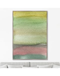 Репродукция картины на холсте Layers of a summer landscape Размер картины 75х105см Картины в квартиру