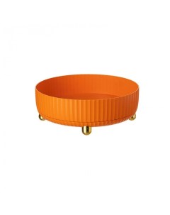 Декоративный поднос с вращением на 360 градусов цвет оранжевый Maxxmalus