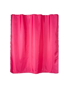 Занавеска штора Bright Colors для ванной тканевая 180х180 см цвет розовый Moroshka
