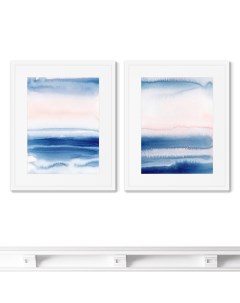 Набор из 2 х репродукций картин в раме Breeze from the seaside Размер каждой 42х52см Картины в квартиру