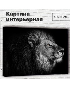 Картина 40х50 см Лев XL0045 с креплениями Добродаров