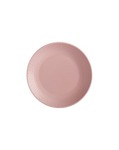 Тарелка закусочная Corallo 19см розовая фарфор CD497 IK0118_ Casa domani