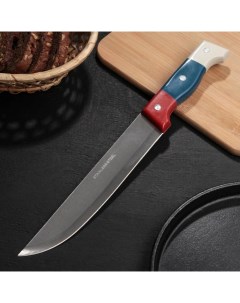 Нож кухонный Триколор лезвие 21 см Доляна