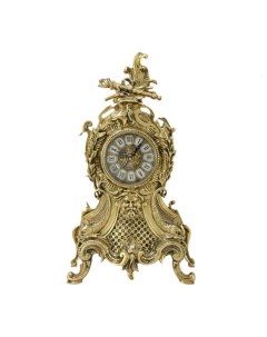 Часы Карранка каминные бронзовые золото KSVA BP 27064 D Bello de bronze