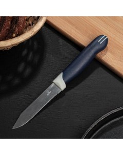 Нож кухонный Страйп зубчатое лезвие 7 5 см Доляна