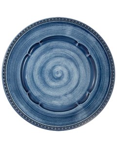 Тарелка обеденная Augusta 27см цвет синий Matceramica