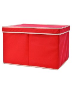 Коробка НОВОГОДНЯЯ для хранения елочных шаров на 24 штуки красная 30x39 5x25 5 см Kaemingk