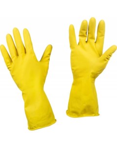 Перчатки резиновые латексные желтые р р М ЭКОНОМ 1297208 Nobrand