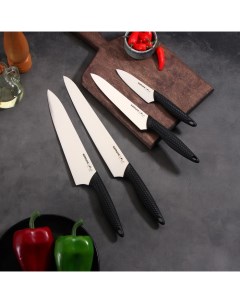 Набор ножей GOLF 4 шт лезвие 9 8 см 15 8 см 22 1 см 25 1 см Samura
