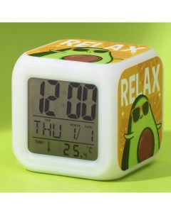Часы Электронные часы будильник Relax с подсветкой Like me