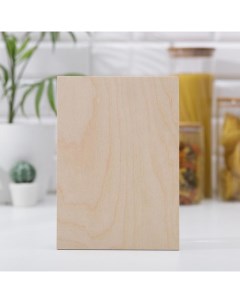 Доска разделочная деревянная 23x16x0 6 см Доляна