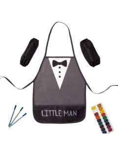 Набор детский для творчества Collorista Little man фартук 49 х 39 см и нарукавники LORI Этель