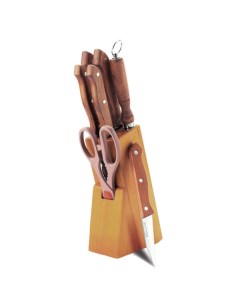 Набор ножей из 8 предметов ручка дерево MR 1403 Basic Feel at home