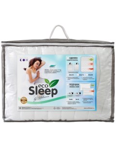 Одеяло EcoSleep 172 x 205 см вискозное волокно белый Мягкий сон