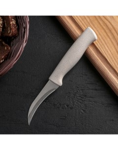 Нож для чистки овощей Ринго лезвие 7 5 см цвет МИКС Доляна