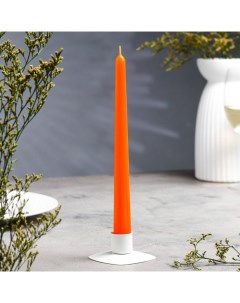 Свеча античная 2 3х 24 5 см 5 ч 55 г оранжевая Омский свечной