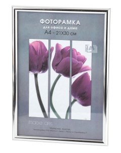 Фоторамки для фотографий Светосила Радуга 21x30 Серебро со стеклом Lefard