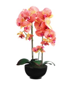 Искусственный цветок Орхидея Light в горшке 60 см 3 цвета Fuzhou