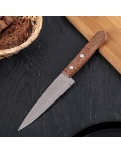 Нож кухонный поварской Universal лезвие 12 5 см сталь AISI 420 деревянная рукоять Tramontina