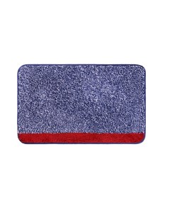 Мягкий коврик ProPiter для ванной комнаты 50х80 см цвет синий белый красный Moroshka