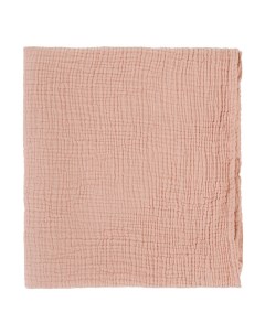 Одеяло из жатого хлопка цвета пыльной розы essential 90x120 см пыльная роза Tkano