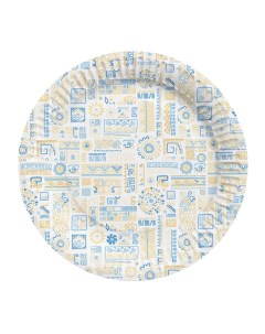 Набор бумажных тарелок Мозаика 6 шт d 230 мм 303596 Nd play
