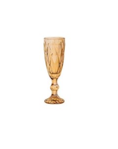 Набор бокалов для шампанского Круиз 160 мл 7x20 см 6 шт цвет янтарный Magistro