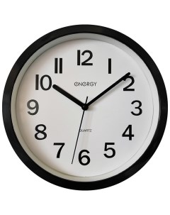 Часы настенные кварцевые Energy модель ЕС 139 черные Nrg