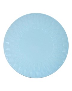 Тарелка для десертов 20 см голубая Мфк