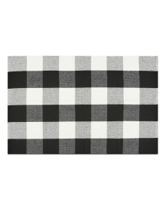 КоврикxY Carpet 90x150 см хлопок черно белый X y carpet