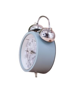 Часы будильник Marble серый Nobrand