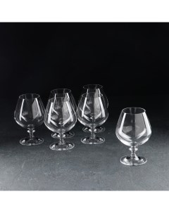 Набор бокалов для бренди Анжела хрустальное стекло Crystal bohemia