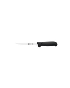 Нож обвалочный 150 285 мм изогнутый узкое гибкое лезвие черный SAFE 1 шт Icel