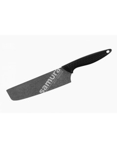 Нож кухонный GOLF Stonewash Накири SG 0043B K 167 мм AUS 8 Samura