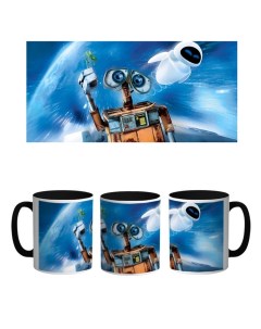 Кружка Валли Ева WALL E Мультфильм 330 мл Каждому своё