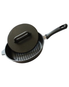 Сковорода для гриля 28 см черный Г8063 Камская посуда
