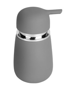 Дозатор для жидкого мыла настольный Soft серый B4333A 1G керамика Аквалиния