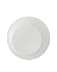 Тарелка десертная Блик 21x2 см цвет белый Magistro