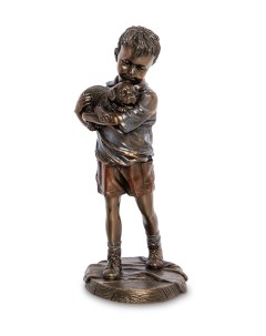 Статуэтка Мальчик со щенком Veronese